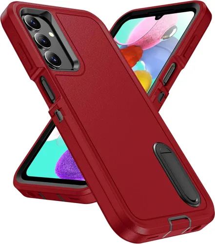 Vista 23 de IDweel Funda rígida para Samsung Galaxy A15 5G de 6.5 pulgadas, resistente a los golpes, antiarañazos, ajuste delgado, ligera, duradera, con función