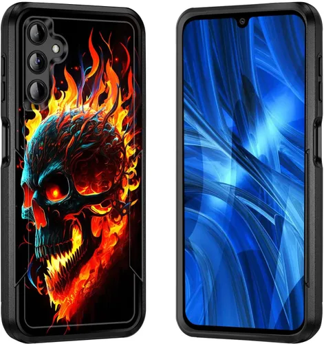 Vista 187 de para Galaxy A15 5G - Funda, [Prueba de caída de grado militar] Funda protectora resistente a golpes de uso pesado y resistente para Samsung Galaxy
