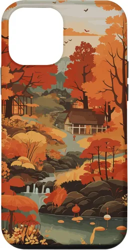 Vista 16 de Tema de otoño y coloridas hojas y árboles de otoño, colores de otoño para iPhone 16