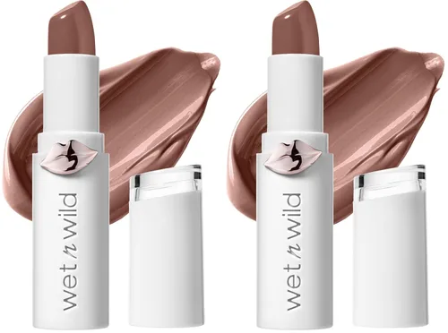 Vista 8 de wet n wild labial de color con alto brillo y mega duración Ropa fuera