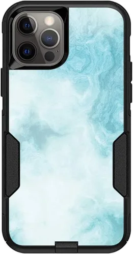 Vista 6 de MightySkins Skin compatible con OtterBox Commuter iPhone 12 y 12 Pro - Mármol ámbar Funda protectora de vinilo duradera y única Fácil de aplicar