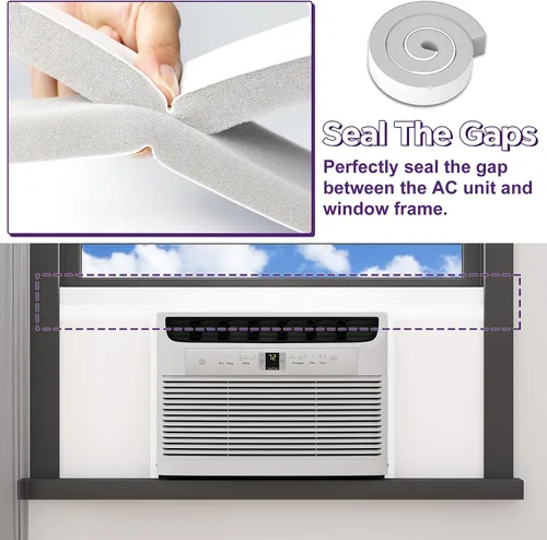 Vista 8 de Mxclimate Paneles de espuma con aislamiento de CA para ventana con respaldo de reflexión de calor de papel de aluminio, buen sellado, kit de paneles