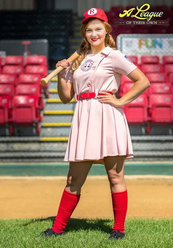 Vista 3 de Una liga de su propio disfraz de Dottie de lujo