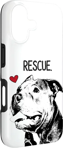 Vista 3 de Rescue Pitbull Dog Save Dogs Pit Bull Lover - Carcasa para iPhone 17