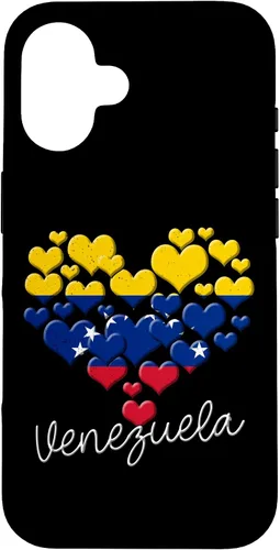 Vista 32 de Funda para iPhone 17 con diseño de corazón hispano con bandera venezolana con orgullo de Venezuela