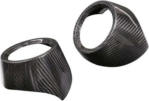 Vista 3 de Cubierta de salida de aire acondicionado lateral de fibra de carbono 100% real para Alfa Romeo Stelvio Giulia 2017-2020 (Giulia)