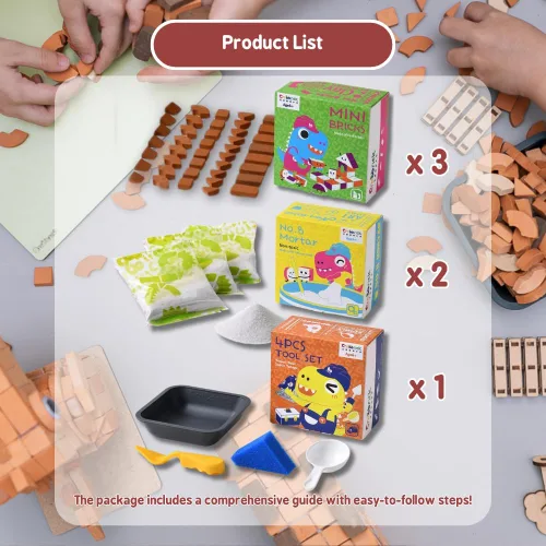 Vista 7 de Juego de construcción de dragón, juguete educativo de construcción para niños de 6 años en adelante, ladrillos de manualidades para adultos, casa