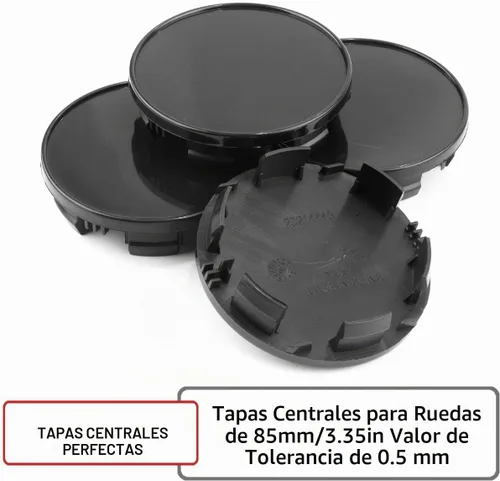 Vista 7 de Juego de 4 tapas centrales de rueda de coche de 85 mm (3.35 in)/3.071 in (3.07 pulgadas) para Titan (2004-2012) Armada (2004-2012) #40342-7S500