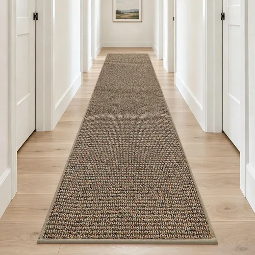Vista 18 de BEQHAUSE Alfombra de Entrada de 20"x32" Tapete Interior para Puerta Antideslizante Lavable, Alfombras de Pasillo Absorbentes y Resistentes a Manchas