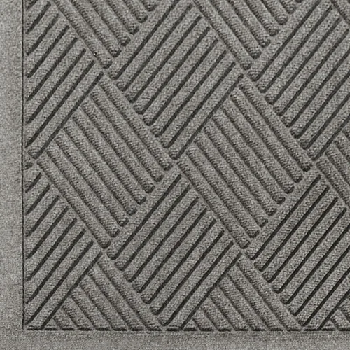 Vista 6 de M+A Matting WaterHog Diamond - Tapete de entrada de grado comercial con borde de tela, interior/exterior, de secado rápido, resistente a las manchas