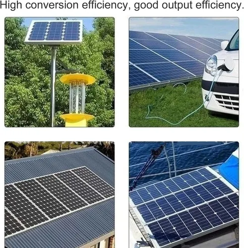 Vista 3 de Kit de panel solar de 40 W 18 V, doble puerto USB monocristalino de silicio flexible con controlador de carga solar de 60 A para ciclismo