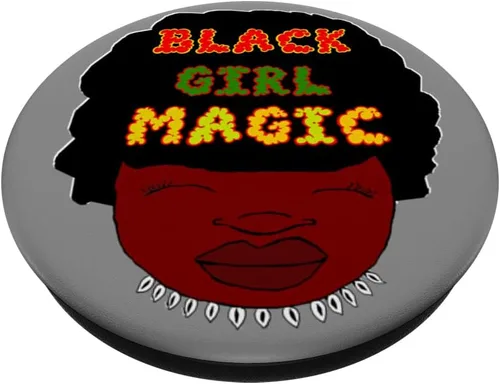 Vista 2 de Black Girl Magic PopSockets PopGrip estándar