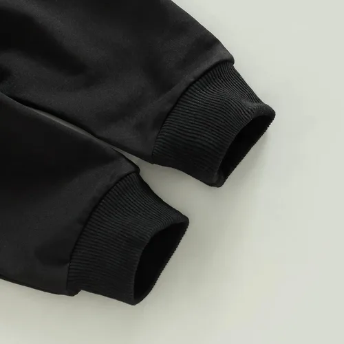 Vista 8 de Kayotuas Conjunto de sudadera con estampado de vaca y pantalones deportivos para bebé, ropa occidental para primavera, otoño e invierno
