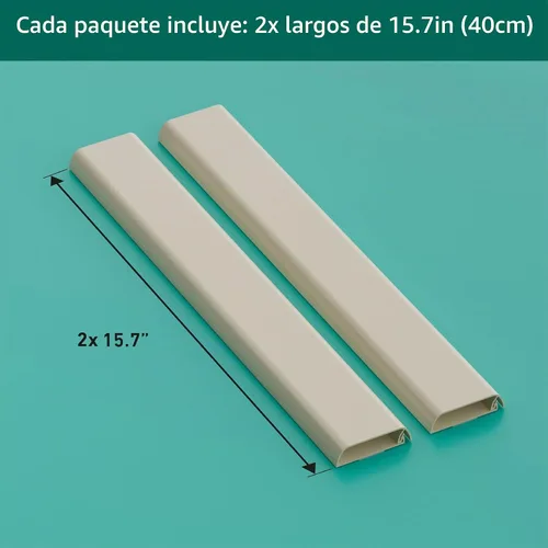 Vista 4 de D-Line Ocultador de Cables para Soporte de Pared de TV, Oculta Cables de TV Montada, Cubiertas de Cables, Cubierta Autoadhesiva para Cables