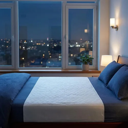 Vista 11 de Paquete de 2 almohadillas de algodón reutilizables de capa superior de algodón de 34 x 36 pulgadas, almohadillas para cama de incontinencia