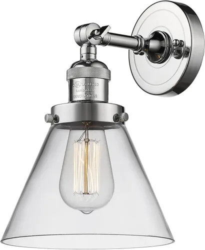 Vista 19 de Innovations 203-BB-G54 1 Aplique de luz, pantalla de campana pequeña, latón cepillado