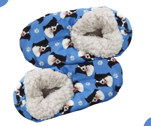 Vista 5 de Chihuahua - Pantuflas súper suaves para mujer talla única pantuflas acogedoras de casa parte inferior antideslizante perfectas para regalos
