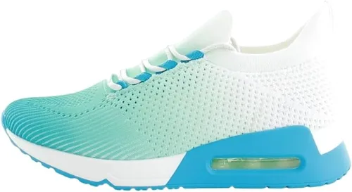 Vista 3 de DKNY Kandas - Tenis con cordones y plataforma con tachuelas para mujer
