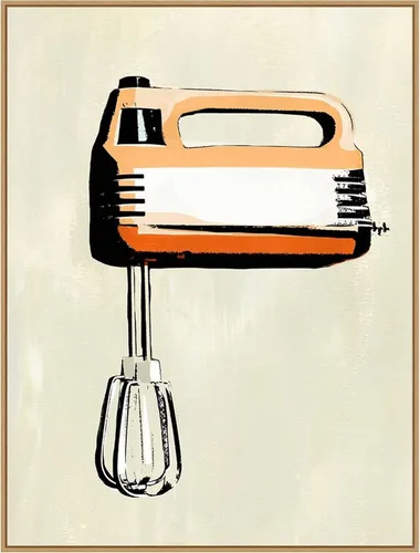 Vista 20 de Amanti Art Lienzo enmarcado para pared, 24 x 18 pulgadas, aparato de cocina retro III por Annie Warren, lienzo enmarcado para pared, obras de arte