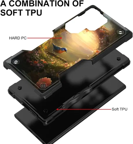 Vista 421 de Funda para Galaxy A14 5G, [Doble Capa][Protección contra Caídas de Grado Militar de 10 Pies] [Antideslizante] Funda Resistente a Prueba de Golpes
