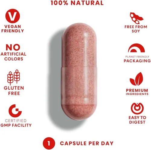 Vista 4 de FeelGood Superfoods Vita Fruit and Veggies Cápsulas – 25 ingredientes superalimentarios, multivitamínico de frutas y verduras, 60