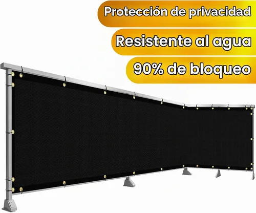 Vista 7 de DearHouse - Protector de pantalla para balcón, protección contra el sol para porche, para exteriores, patio, balcón para protegerse del sol