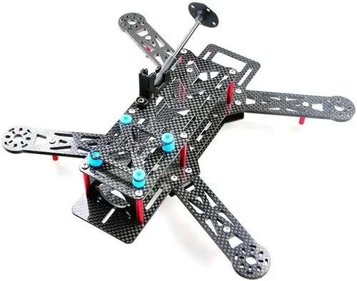 Vista 5 de INLIMA Accesorios para drones para DIY antena GPS de plástico soporte soporte soporte plegable base de asiento plegable soporte para DIY Drone FPV