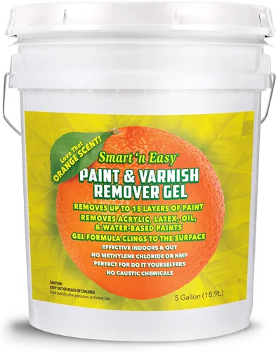 Vista 10 de Safe 'n Easy - Gel removedor de pintura y barniz, cítrico, retira más de 15 capas de pintura de forma segura, sin gases peligrosos, no tóxico, aroma
