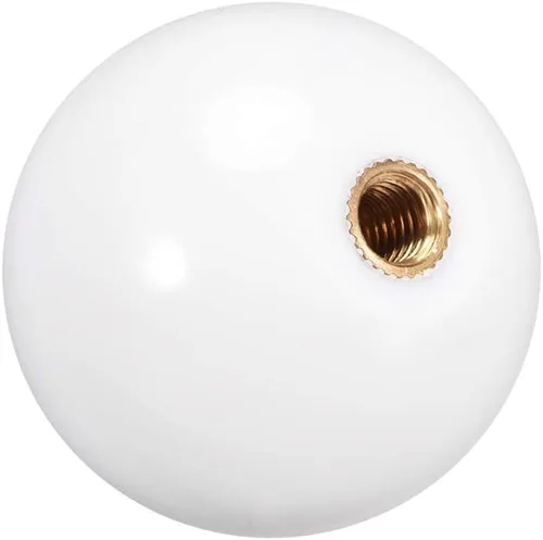 Vista 3 de uxcell Joystick Ball Top Handle Rocker Cabeza Redonda Arcade Juego DIY Piezas Reemplazo Blanco