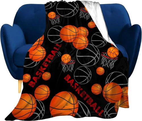 Vista 10 de Manta de fútbol súper suave, ligera y acogedora con impresión 3D de franela de béisbol y baloncesto para fanáticos del deporte, regalos para niños