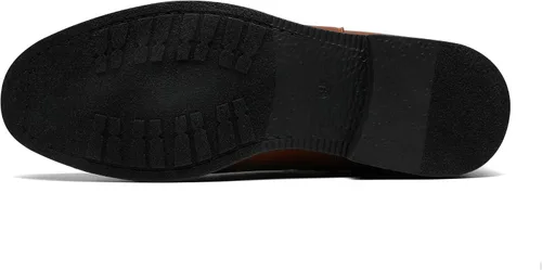 Vista 4 de Bruno Marc - Botines de gamuza de cuero para hombre tipo Chelsea