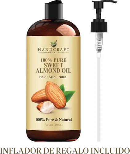 Vista 8 de Handcraft Blends - Aceite de almendras dulces, 16 onzas líquidas