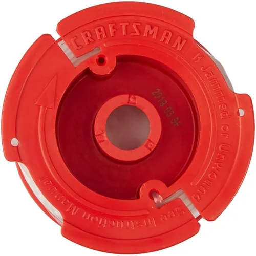 Vista 8 de CRAFTSMAN Línea de recortadora de cuerda original OEM, cuerda para devorar malezas y malezas, 0.065 pulgadas, 30 pies de carrete de repuesto