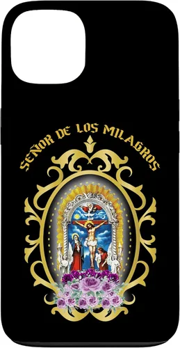 Vista 7 de El Señor de Los Milagros es el patrón de la funda peruana Lima Perú para iPhone 17