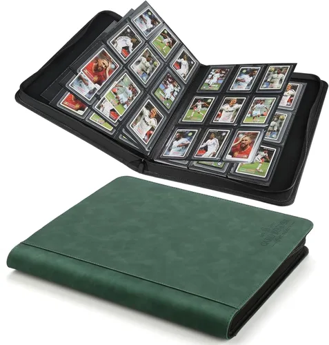 Vista 12 de Carpeta Toploader CARDBINDER, Estuches Duros Toploader, Fundas de 4 Bolsillos para hasta 128 Tarjetas. Carpeta de Tarjetas Toploader con Fundas