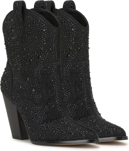 Vista 8 de Jessica Simpson Womens Cissely Embellished Western Ankle Boots