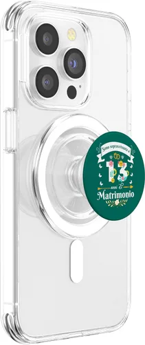 Vista 3 de Sono Sopravvissuta 13 Anni di Matrimonio Per Donna Moglie PopSockets MagSafe PopGrip for iPhone