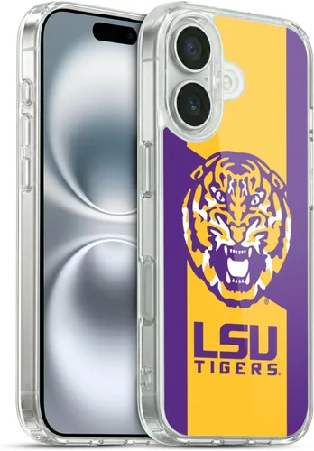 Vista 186 de Head Case Designs Funda de gel suave con licencia oficial de la Universidad Estatal de Louisiana LSU Camou compatible con Apple iPhone 7 Plus/iPhone