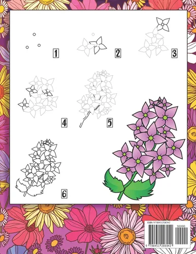 Vista 2 de Aprende a dibujar flores 02 Cómo dibujar rosas paso a paso para principiantes Dibujo de flores, plantas, lirios, tulipanes, rosas de jardín y más