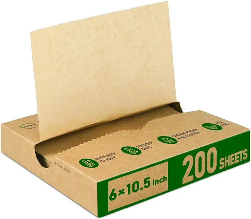 Vista 21 de EcoDispose 2000 hojas de papel precortadas de 6 x 10.5 pulgadas, color Blanco