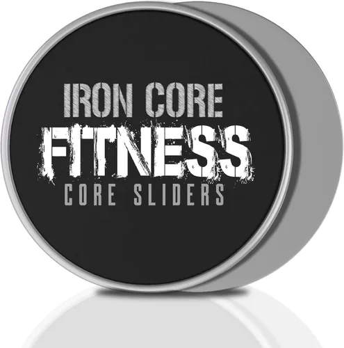 Vista 11 de Iron Core Fitness 2 discos deslizantes de doble cara, deslizadores de núcleo Ultimate Core Ab Fitness Trainer. Equipo de entrenamiento abdominal
