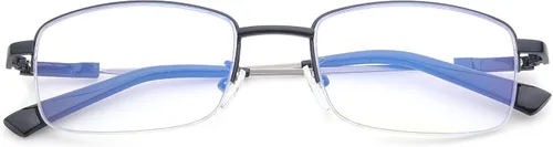 Vista 6 de Newbee Fashion Gafas de lectura multifocales progresivas con bloqueo de rayos azules, brazo de titanio con memoria