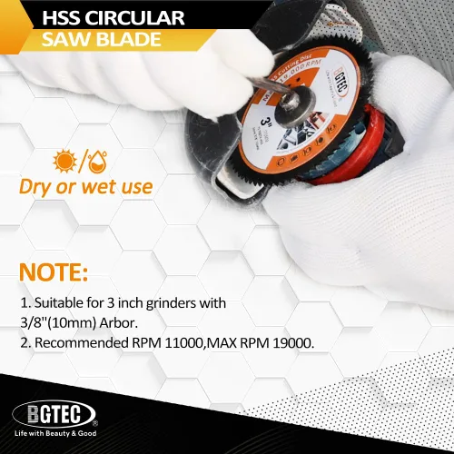 Vista 26 de BGTEC Hoja turbo de granito de diamante, disco de corte de 3 pulgadas/2.953 in para hormigón, hormigón reforzado, piedras artificiales duras