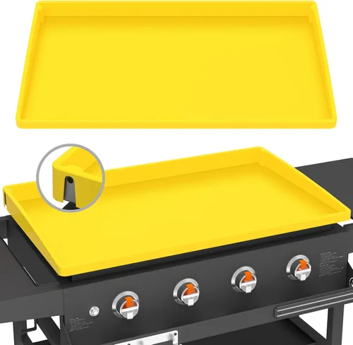 Vista 19 de Funda de parrilla de silicona para Blackstone - 28 pulgadas de cobertura verdadera y completa, resistente, apta para alimentos, protectora