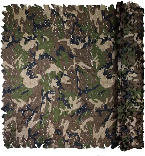 Vista 7 de Red de camuflaje en rollo a granel, red de camuflaje para caza, ejército, fiesta, decoración, protección solar
