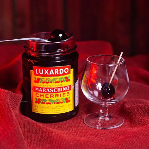 Vista 3 de Luxardo Cereza Maraschino 400g y Bitters Aromático de Naranja Amargo 200mL Paquete Variado Juego Premium de Bitters de Cóctel para Clásicos