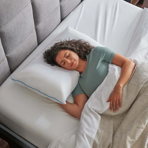 Vista 7 de TEMPUR-Adapt - Cubrecolchón de espuma viscoelástica de 3 pulgadas y almohada refrescante doble Tempur-Pedic TEMPUR-Cloud Breeze