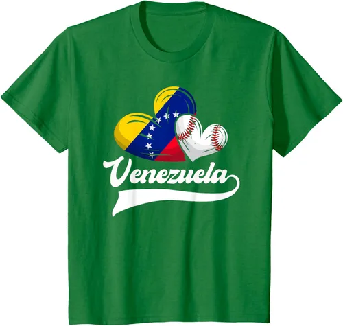 Vista 33 de Camiseta de béisbol venezolana con diseño de corazón y bandera de Venezuela, Negro