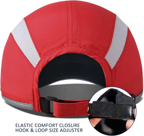 Vista 3 de GADIEMKENSD Sombrero reflectante plegable para exteriores, diseño sin estructura, protección solar UPF 50+, sombreros deportivos para mujeres