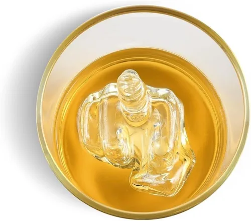 Vista 3 de Vasos de chupito personalizados – Vaso pequeño 3D de dedo medio de 4 onzas para chupitos de tequila – 1 pieza de vasos de chupito mini con vidrio